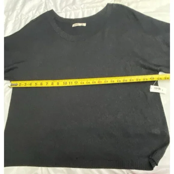 Old Navy Womans Black Glitter Size XXL Dolman Short Sleeve Top NWT Festival - Picture 3 of 10